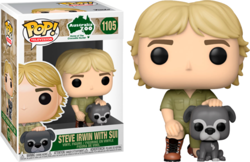 Steve Irwin with Sui #1105 Australia Zoo Pop! Vinyl