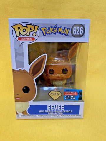 Eevee #626 (Diamond Collection 2021 Fall Convention Exclusive) Pokemon Pop! Vinyl