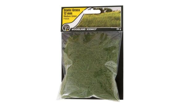 Woodland Scenics: 12mm Static Grass - Medium Green