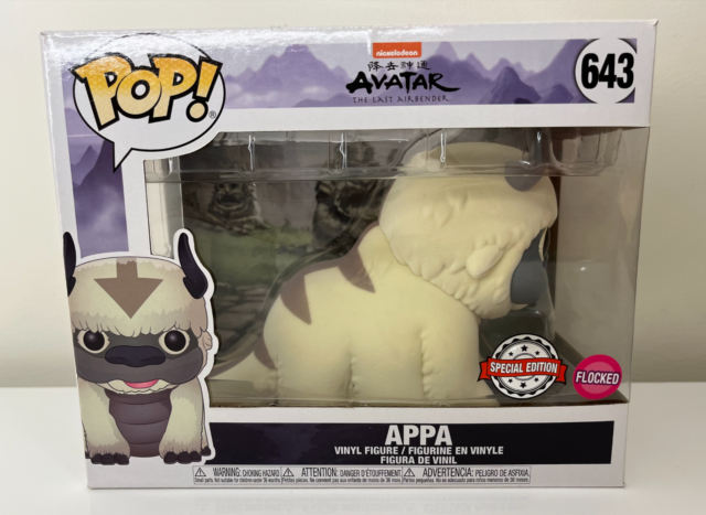 Appa (Flocked Special Edition) #643 Avatar the Last Airbender Pop! Vinyl