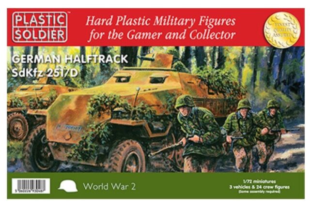 Plastic Soldier - German Halftrack SdKfz 251/D