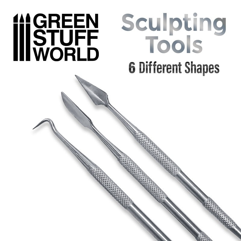 3x Sculpting Tools - Green Stuff World