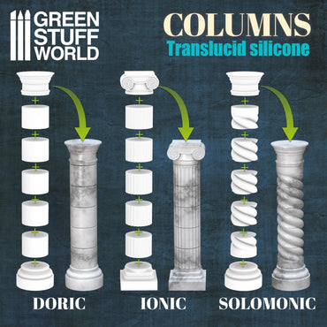 Silicone Molds - Columns - Green Stuff World