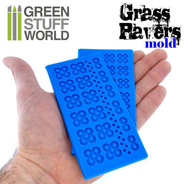 Silicone molds - Grass Paver - Green Stuff World