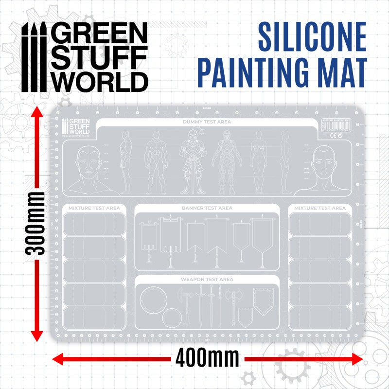 Silicone Painting Mat 400x300mm - Green Stuff World