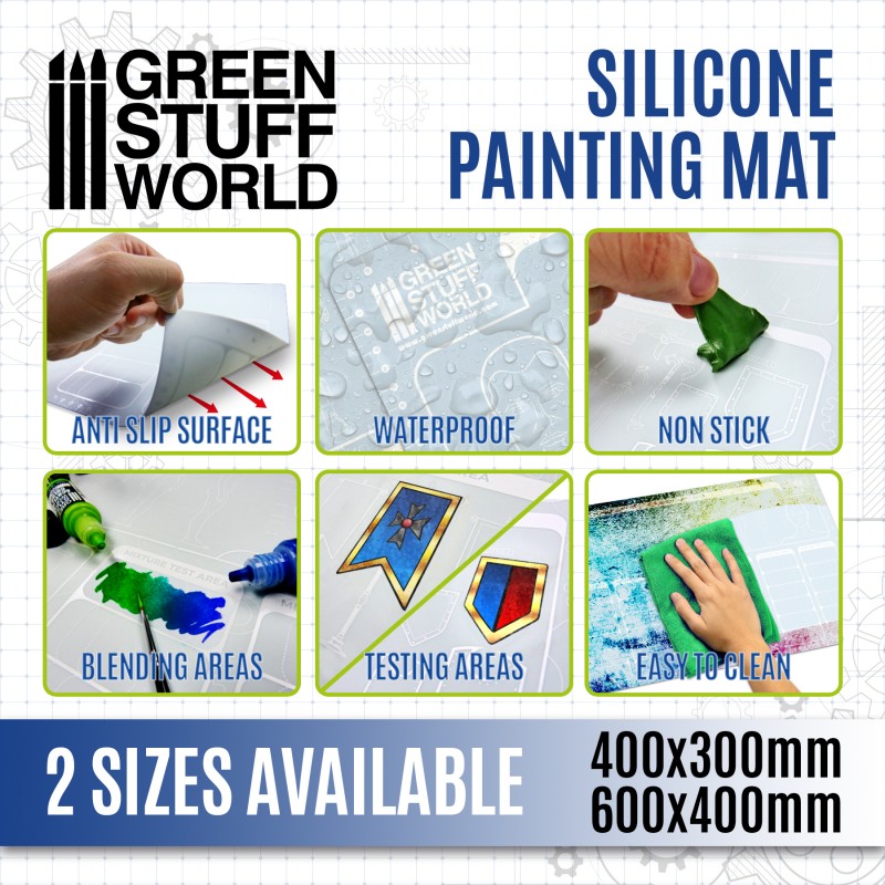 Silicone Painting Mat 400x300mm - Green Stuff World