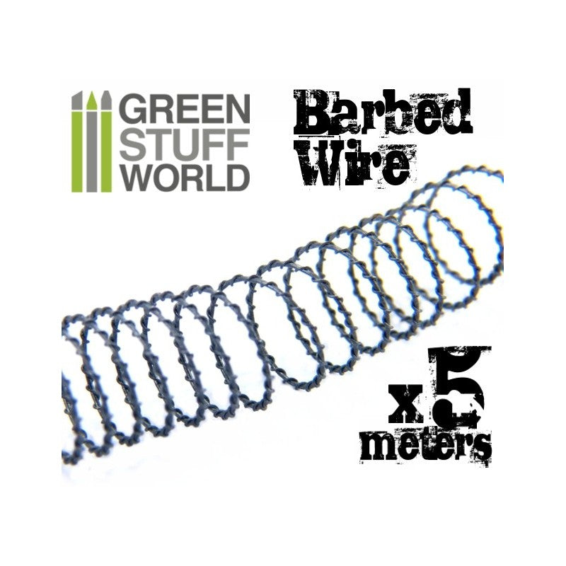 Simulated BARBED WIRE - 1/65-1/72 (20mm) - Green Stuff World