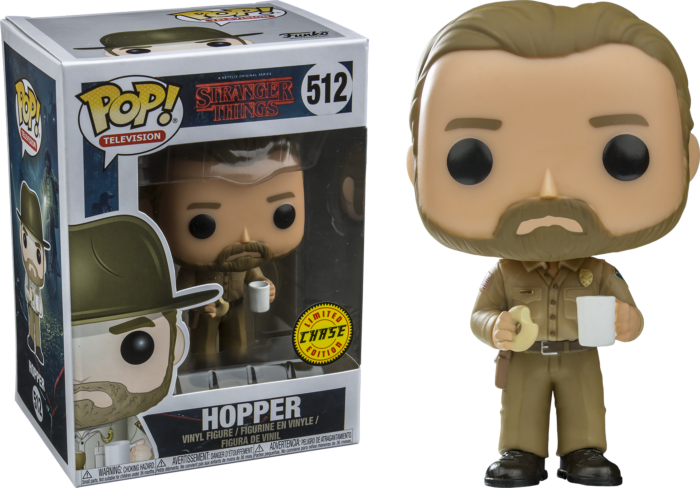 Hopper (Chase) #512 Stranger Things Pop! Vinyl PRE-OWNED