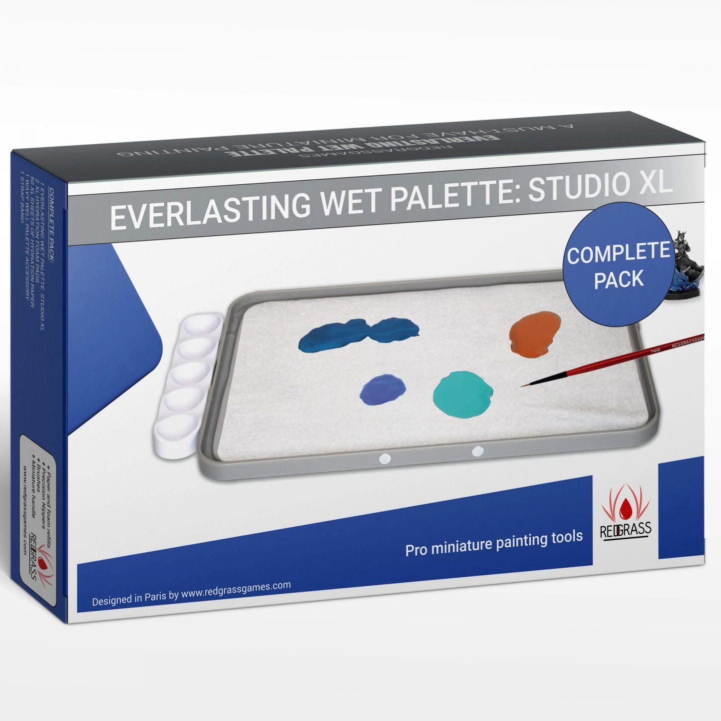 Redgrass Everlasting Wet Palette Studio XL Complete Blue