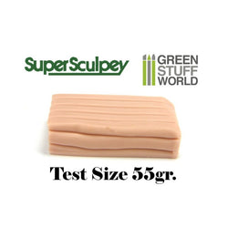 Super Sculpey Beige 55 gr. Test Size - Green Stuff World - Modelling Putty