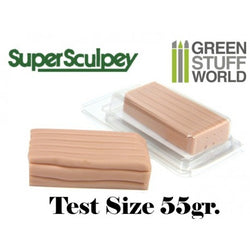 Super Sculpey Beige 55 gr. Test Size - Green Stuff World - Modelling Putty