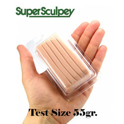 Super Sculpey Beige 55 gr. Test Size - Green Stuff World - Modelling Putty