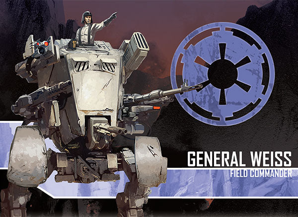 Star Wars Imperial Assault General Weiss Villain Pack