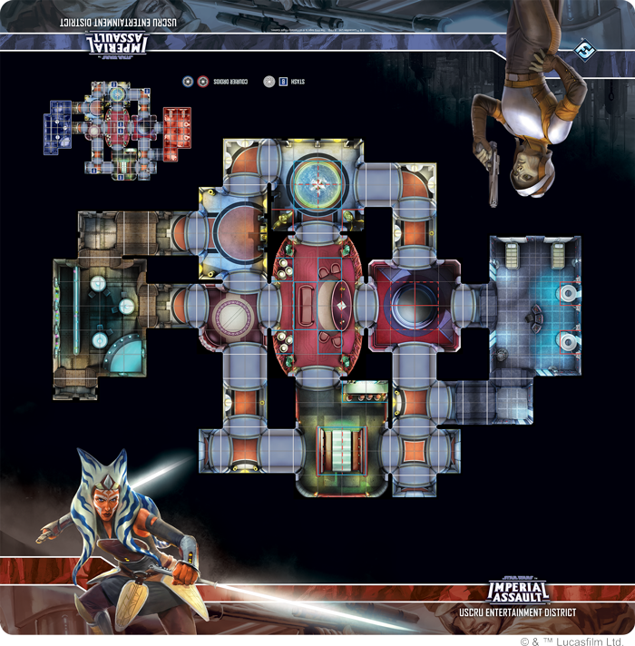 Uscru Entertainment District Skirmish Map