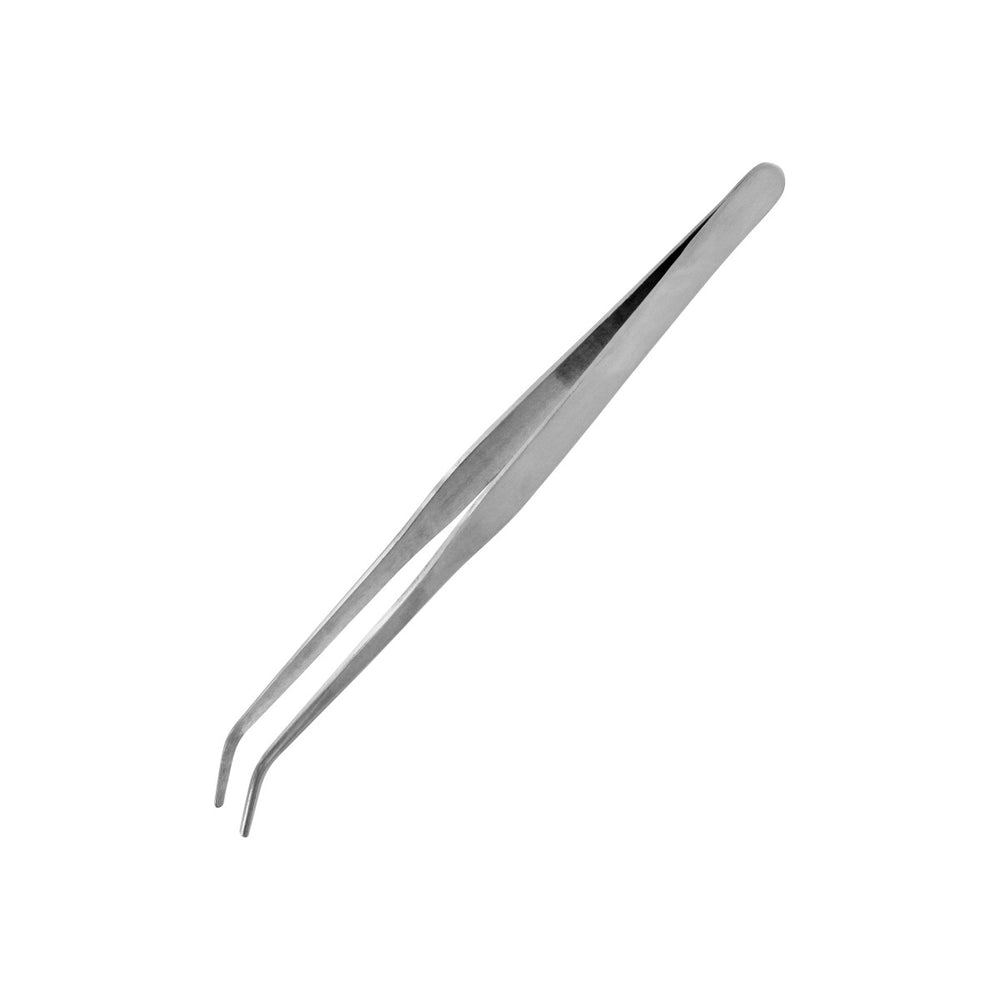 Vallejo Hobby Tools - Strong Curved Stainless Steel Tweezers (175 mm)