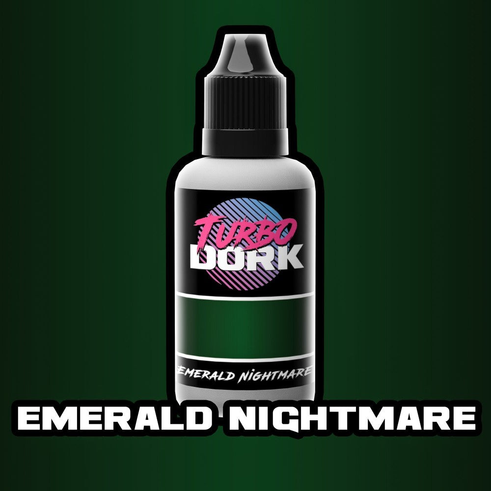 Turbo Dork Emerald Nightmare Metallic Acrylic Paint 20ml Bottle