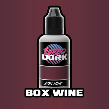 Turbo Dork Box Wine Metallic Acrylic Paint 20ml Bottle