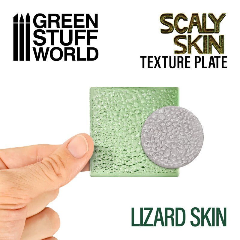 Texture Plate - Scaly Skin / Lizard Skin - Green Stuff World