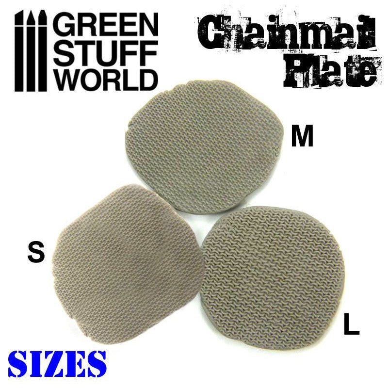 Texture Plate - ChainMail - Size L - Green Stuff World