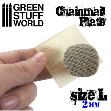 Texture Plate - ChainMail - Size L - Green Stuff World