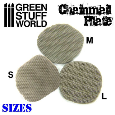 Texture Plate - ChainMail - Size M - Green Stuff World
