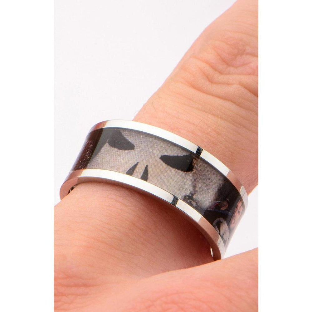 Marvel Punisher Printed Comic Ring