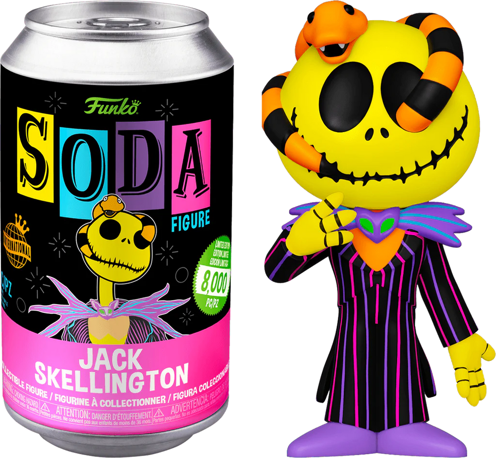 The Nightmare Before Christmas - Jack Skellington with Snake Soda Pop! Vinyl