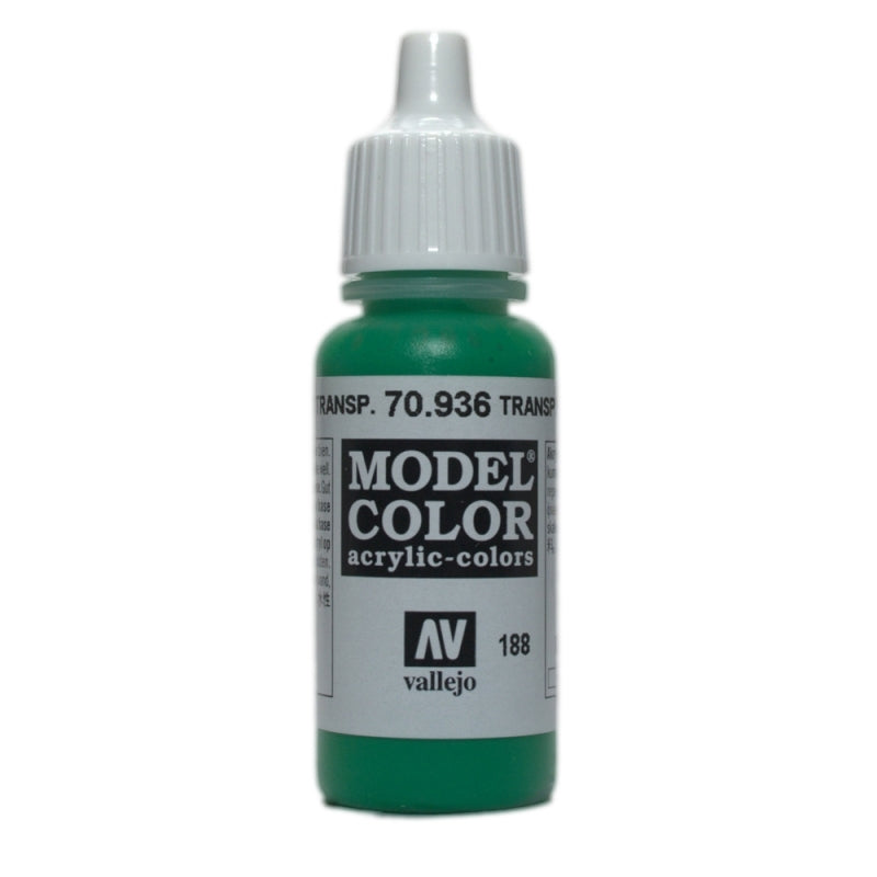 Vallejo Model Colour - Transparent Green 17 ml