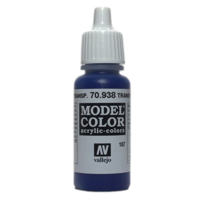 Vallejo Model Colour - Transparent Blue 17 ml