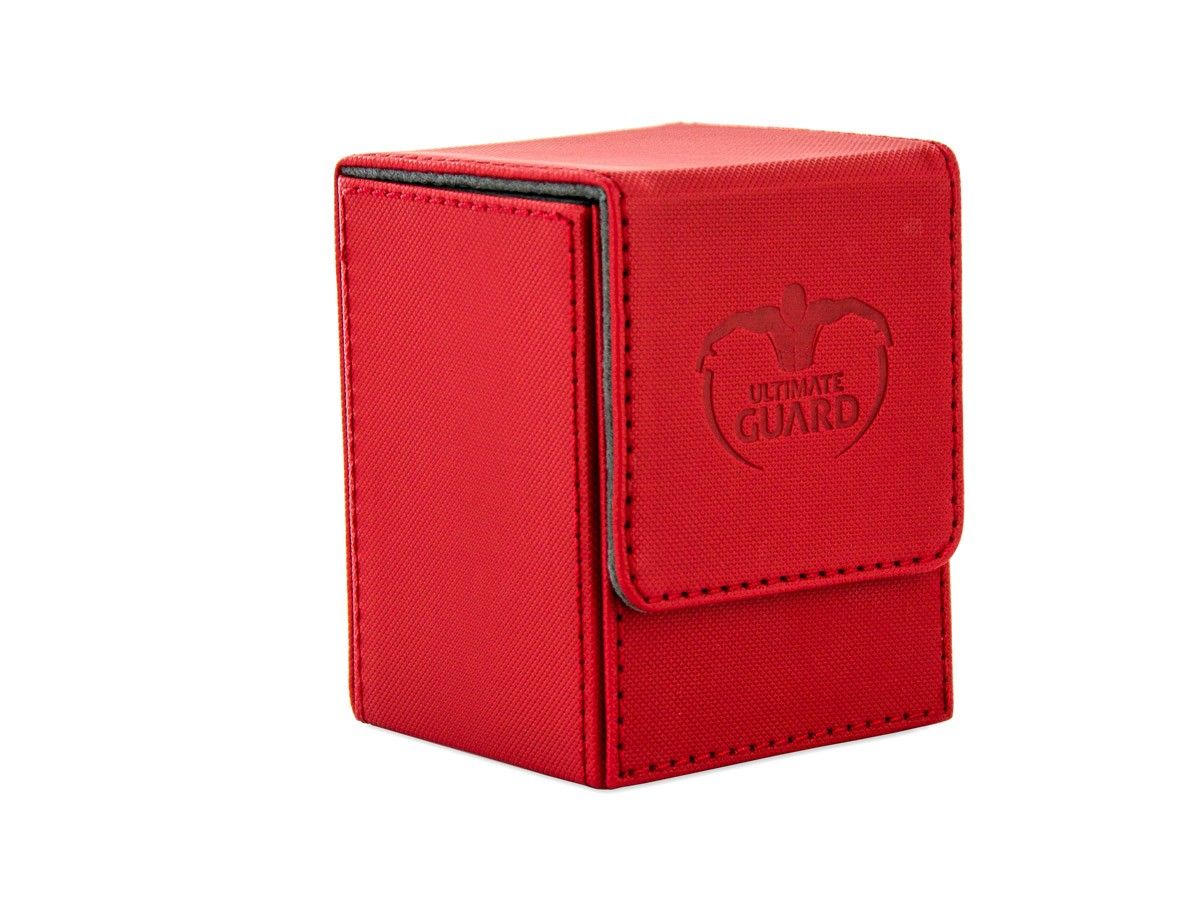 Ultimate Guard Flip Deck Case 100+ Standard Size XenoSkin Red Deck Box