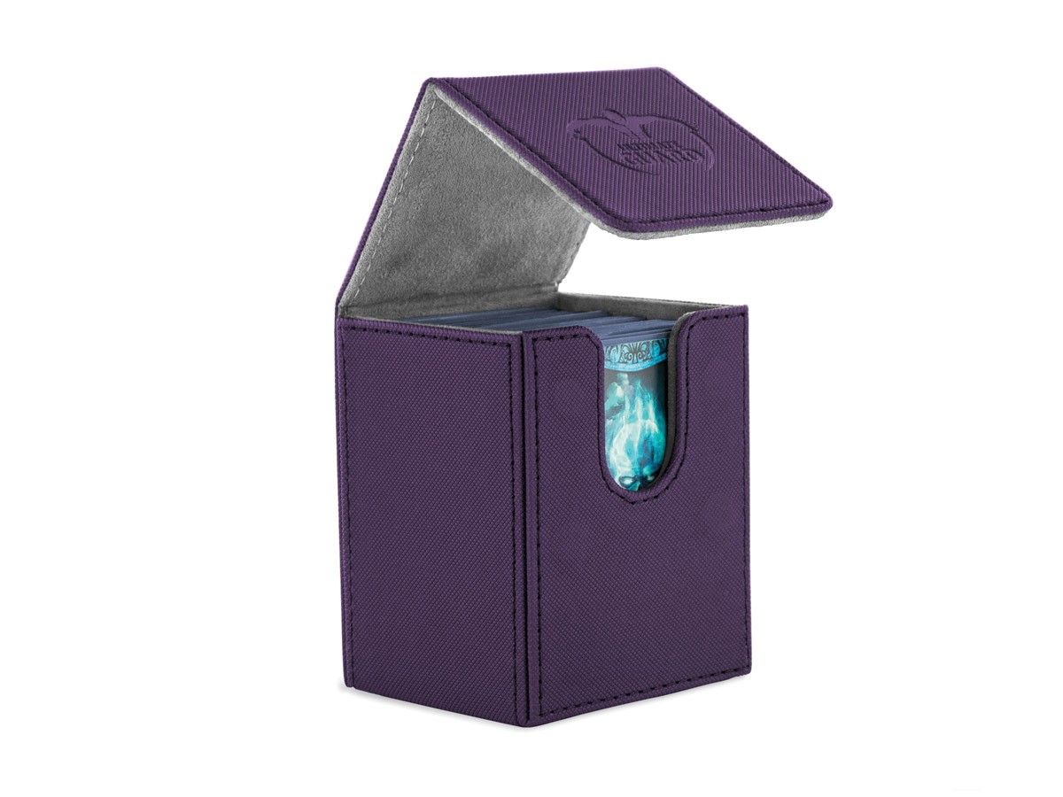 Ultimate Guard Flip Deck Case 100+ Standard Size XenoSkin Purple Deck Box