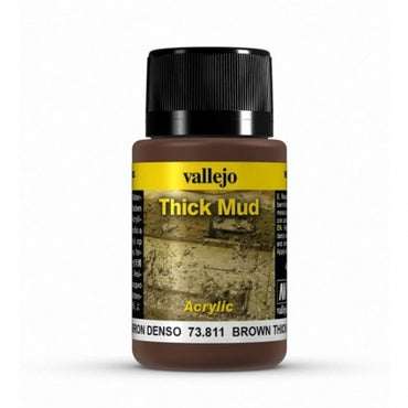 Vallejo Weathering Effects - Brown Thick Mud 40 ml
