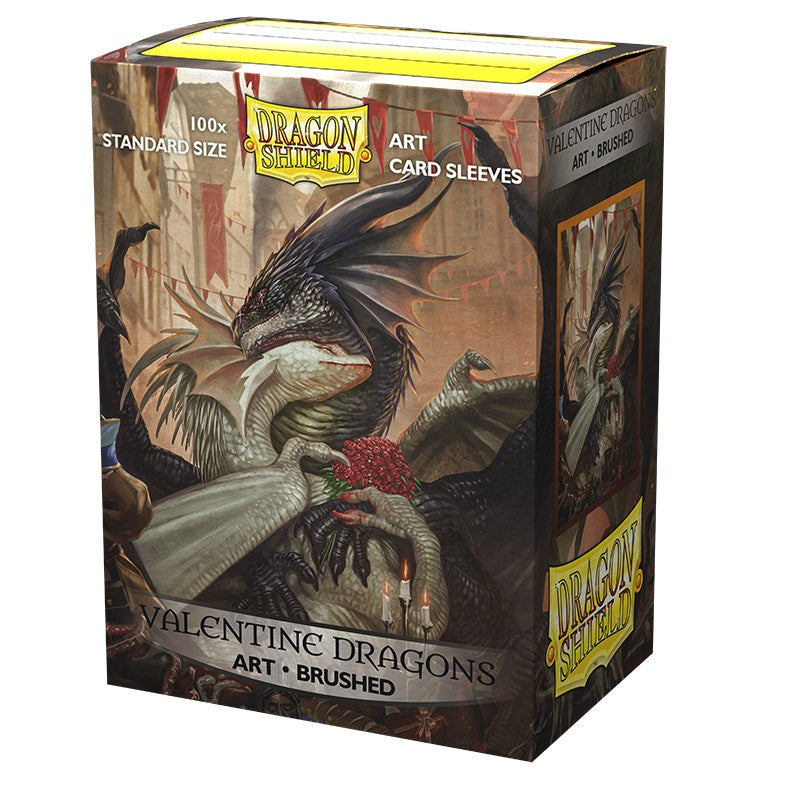 Sleeves - Dragon Shield - Box 100 - MATTE Art - Valentine Dragons 2021