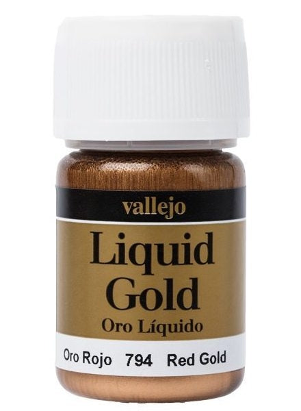 Vallejo Model Colour - Metallic Liquid Red Gold (Alcohol Base) 35 ml