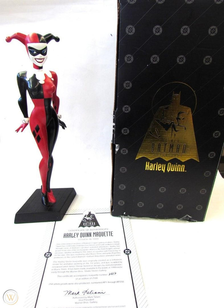 Harley Quinn (The New Batman Adventures) Macquette Porcelain Statue - Boxed with certificate. Limited to 2500