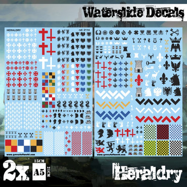 Waterslide Decals - Heraldry - Green Stuff World