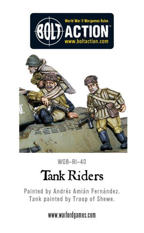 Tank Riders - WWII Soviet Army - Bolt Action