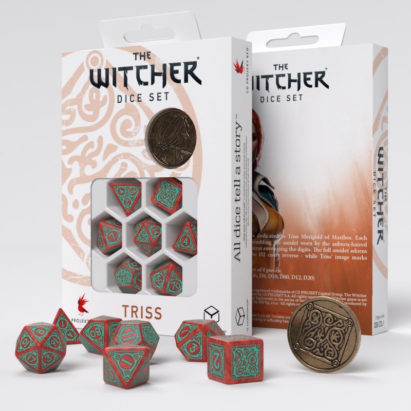 The Witcher Dice Set Triss - Merigold the Fearless (7)