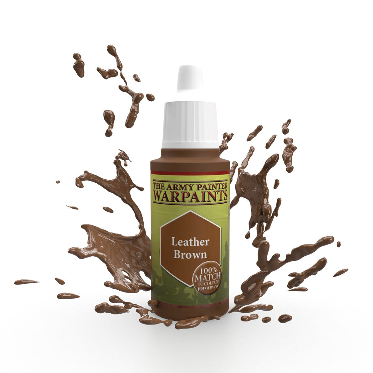 Army Painter Warpaints - Leather Brown Acrylic Paint 18ml
