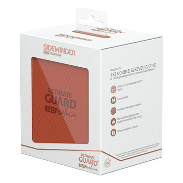 Ultimate Guard Sidewinder 133+ Xenoskin 2022 Exclusive Dark Orange Deck Box - PRE-ORDER 2022