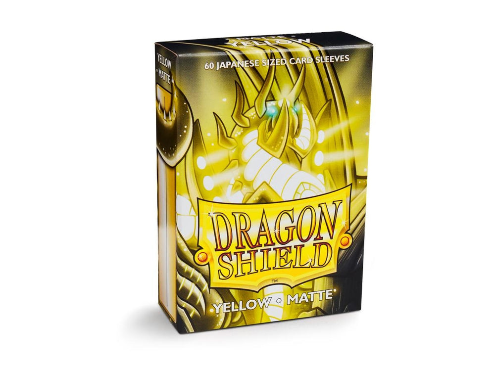 Sleeves - Dragon Shield Japanese - Box 60 - Yellow Matte